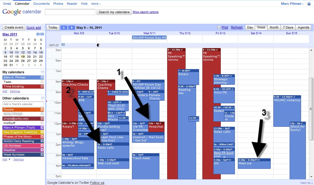 Tip Schedule