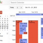 Example of a time blocking