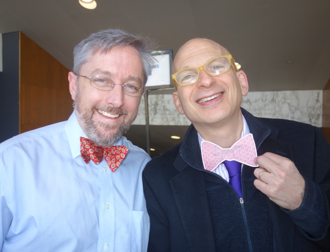 a picture of Seth Godin & Marc at The Icarus Presentation at MIT