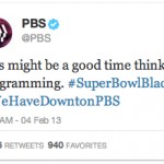 image proving PBS was a nonprofit that didn't sleep through the Great Super Bowl Blackout