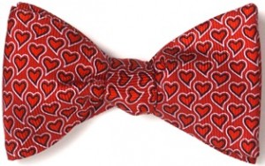 Image of The Fundraising Coach's Valentines Day bow tie
