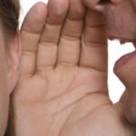 Image of a whisper to symbolize your brain talking to you - Self talk, body chemistry, and successful fundraising